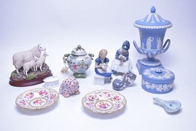 Lot 391 - A selection of decorative ceramics.