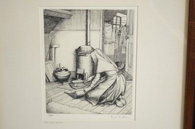 Lot 1031 - Enid Constance Butcher - The Lay Sister, and Breton Washerwoman | limited edition etchings