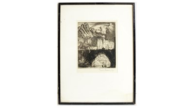 Lot 588 - Sir Frank William Brangwyn - Sisteron | etching