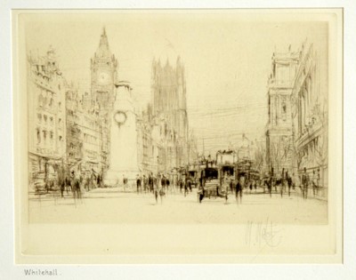 Lot 591 - William Walcot RE - Whitehall | etching