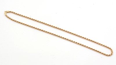 Lot 97 - An 18ct gold necklace