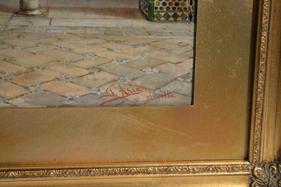 Lot 1107 - José Arias - The Alcazar Palace, Seville | oil