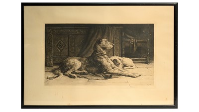 Lot 1004 - After Herbert Thomas Dicksee - Patience | etching