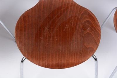 Lot 78 - After Arne Jacobsen for Fritz Hansen - Ant Chair -  a set of  eight retro vintage dining chairs