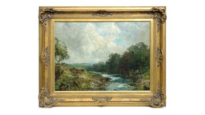 Lot 1117 - John Falconar Slater - The River Crossing | oil