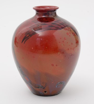 Lot 848 - Charles Noke Sung Flambe Doulton Vase