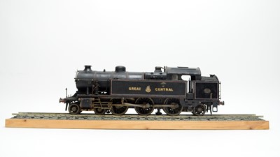 Lot 1281 - A mid-20th Century 4-6-0 scratch built electric model locomotive of a steam train