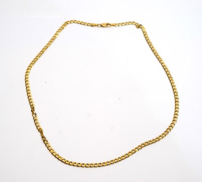 Lot 113 - A 9ct yellow gold chain necklace