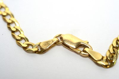 Lot 113 - A 9ct yellow gold chain necklace