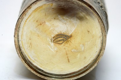 Lot 198 - An Indian white metal beaker