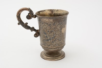 Lot 109 - A 19th Century Russian Niello work mug