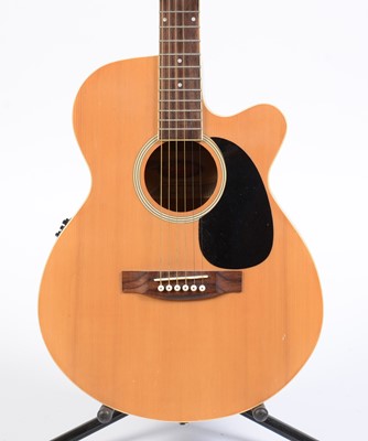 Lot 131 - Stagg electro-acoustic guitar