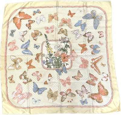 Lot 1116 - A Hermes Farandole silk scarf designed by Caty Latham