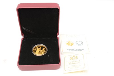 Lot 543 - Royal Canadian Mint $200 gold coin, Royal Generations, with certificates, limited edition 350