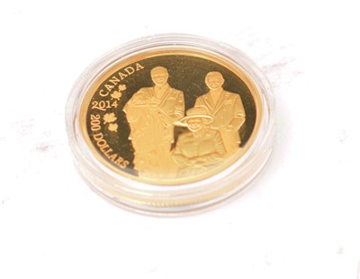 Lot 543 - Royal Canadian Mint $200 gold coin, Royal Generations, with certificates, limited edition 350