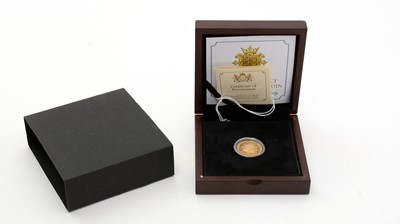 Lot 546 - 2014 Jersey 22ct gold proof £1 coin