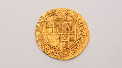 Lot 548 - James I quarter Laurel hammered gold coin