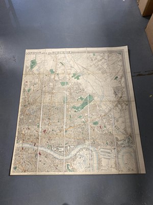 Lot 348 - Stanford’s Library Map of London and its Suburbs
