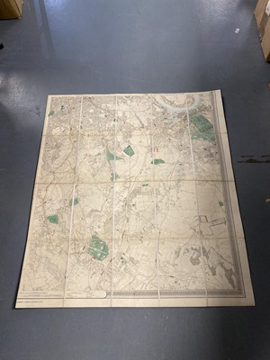 Lot 348 - Stanford’s Library Map of London and its Suburbs