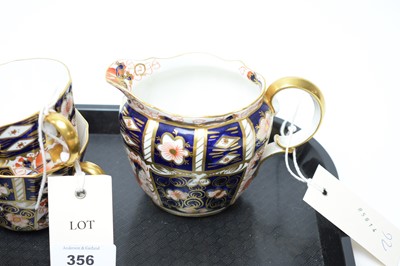 Lot 356 - A Royal Crown Derby ‘Imari’ tea service