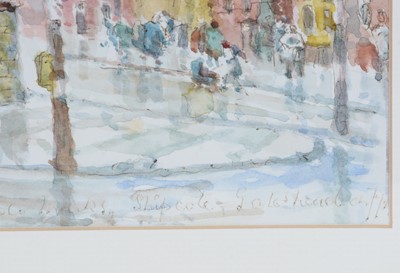 Lot 36 - Charlie Rogers - The Cenotaph and St Marks Shipcote, Gateshead | watercolour