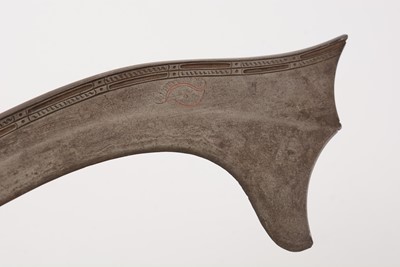 Lot 210 - A 19th Century Indo Persian scimitar