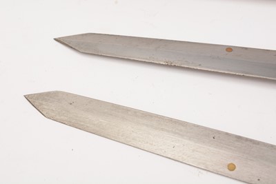 Lot 212 - An early 20th Century Chinese Jian double sword