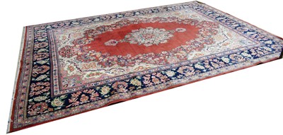 Lot 97 - A large Persian Islamic rug carpet