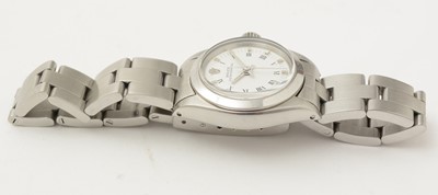 Lot 579 - Rolex Oyster Perpetual: a steel-cased ladies automatic wristwatch