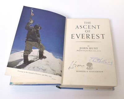 Lot 719 - An autographed copy of the Ascent of Everest