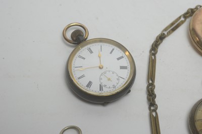 Lot 170 - A selection of pocket watches, and other items