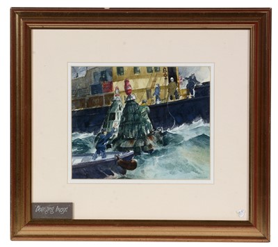 Lot 52 - Tom Dack - Shooting the Sun, and Changing the Buoys | watercolour