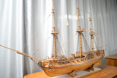 Lot 374 - A scratch built model of the HMS Trincombe