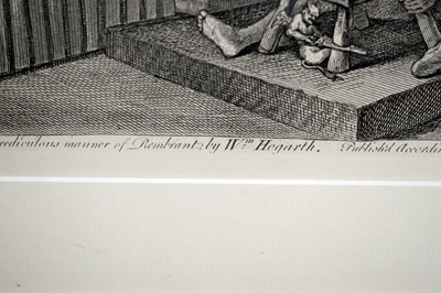 Lot 709 - After William Hogarth - Paul Before Felix | engraving