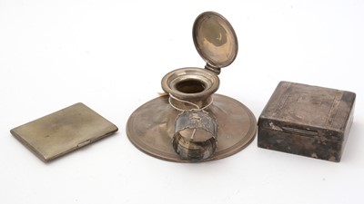 Lot 215 - Four silver items.