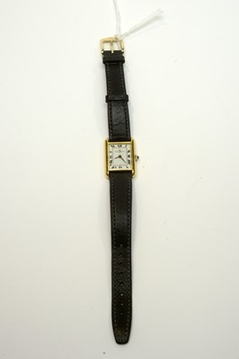 Lot 182 - Baume & Mercier: an 18ct yellow gold cased lady's wristwatch