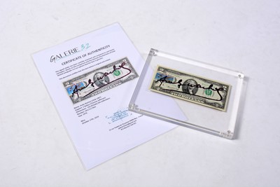 Lot 188 - Andy Warhol - Signed Two Dollar Bill | pen and ink
