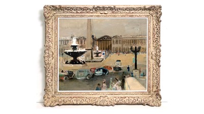 Lot 1023 - Raymond Kanelba - Concorde Obelisk, Paris | oil