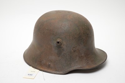 Lot 440 - An early 20th Century German military helmet