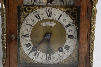 Lot 305 - A 19th Century burr walnut mantle clock