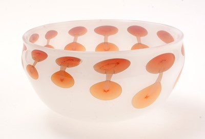 Lot 824 - Karlin Rushbrooke studio glass bowl