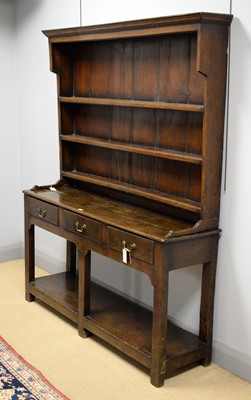 Lot 53 - An 18th Century oak dresser
