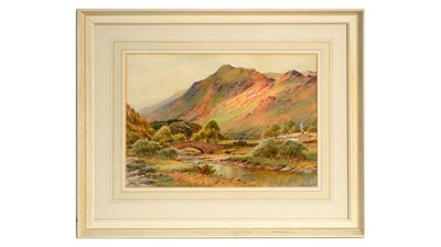 Lot 1062 - Harry Sticks - The Cottage at the Foot of the Hills, and The Path of the River | watercolour