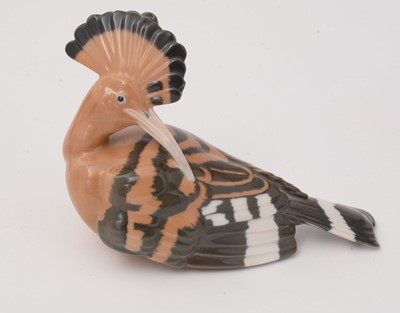 Lot 768 - Seven Royal Copenhagen porcelain bird models