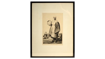 Lot 1001 - William Lee Hankey - The Water Carrier | drypoint