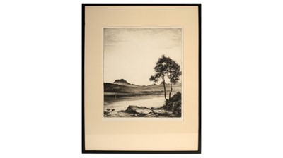Lot 1016 - Frederick Arthur Farrell - The Lake | etching