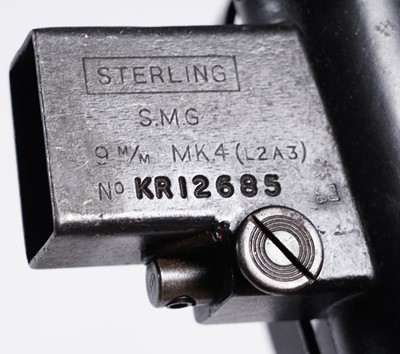 Lot 56 - A deactivated Sterling Mk4 9mm sub-machine gun