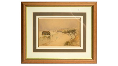 Lot 1053 - George Edward Horton - Marsden Beach, Tyne-and-Wear | watercolour