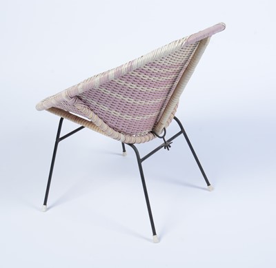 Lot 98 - A retro vintage mid 20th Century rattan satellite chair