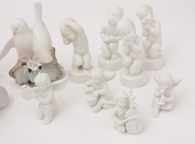Lot 791 - A selection of Royal Copenhagen, Bing and Grondahl, and Rosenthal figures.